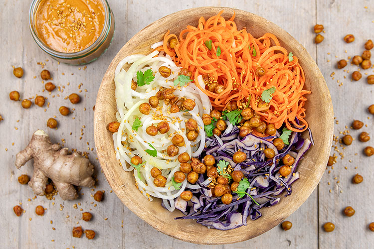 Kikkererwten salade bowl