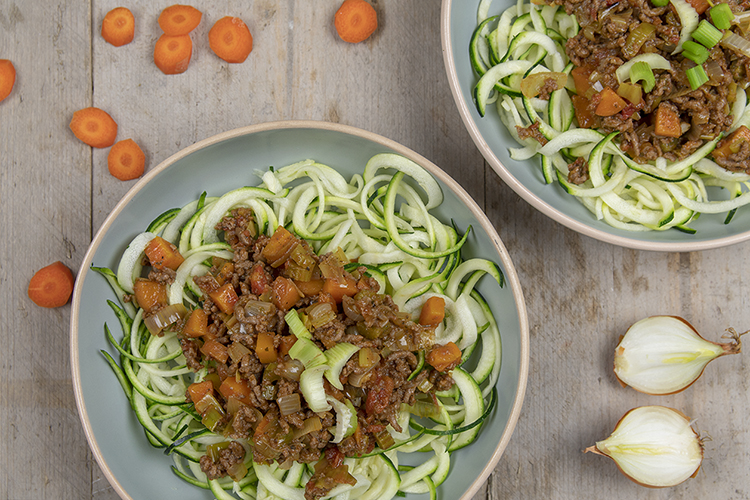 Courgette bolognese