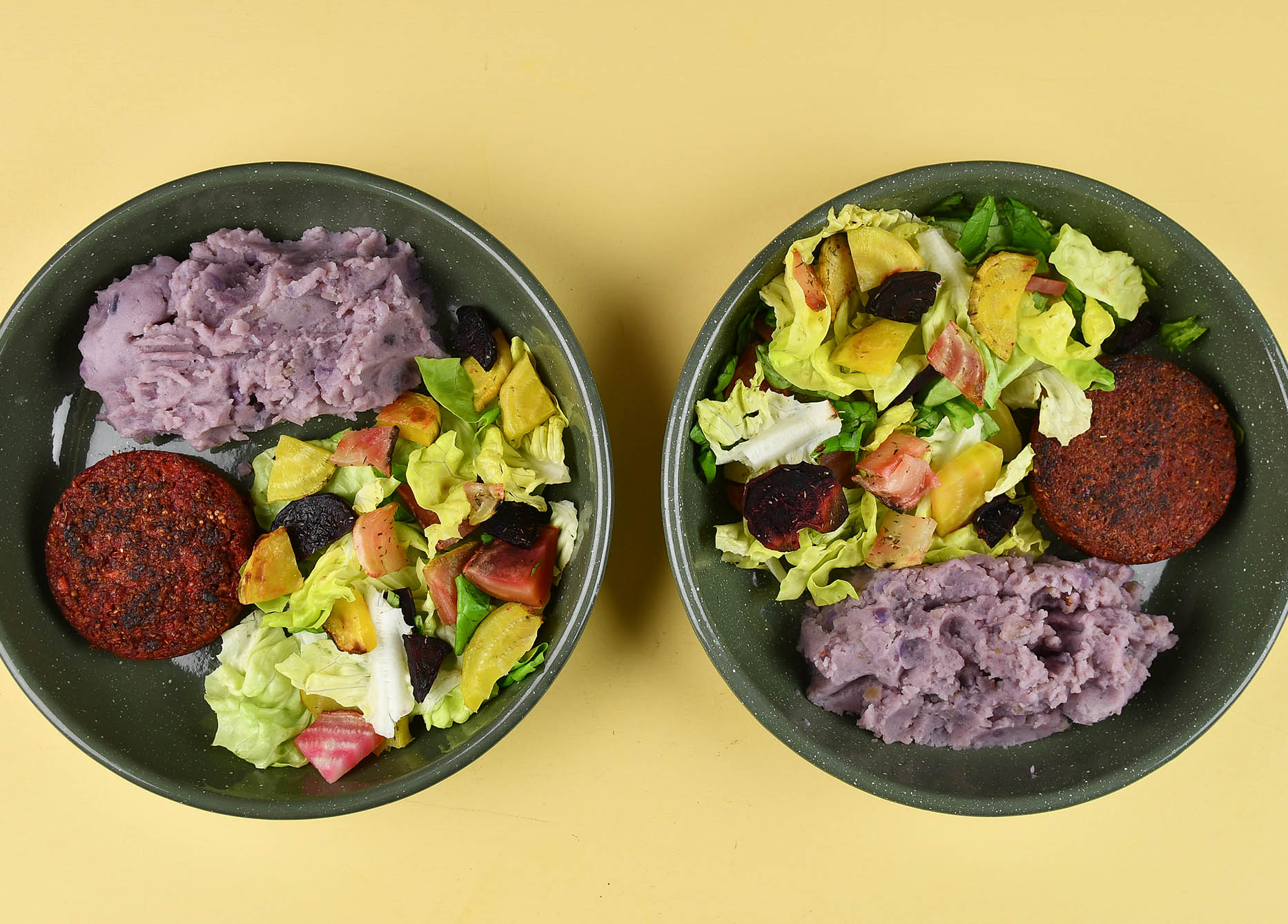 Truffelaardappelpuree met kinowaburger