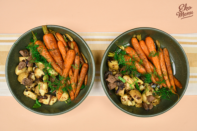 Indian hutspot with parsnip spicy tofu and chives