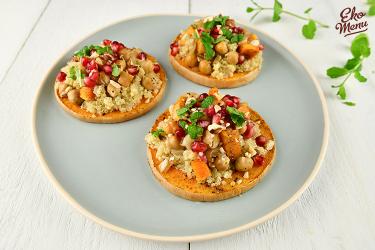 Pompoen ringen met quinoa