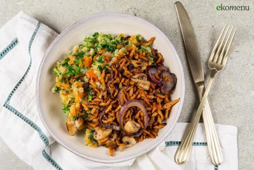 Zoete aardappelstamppot