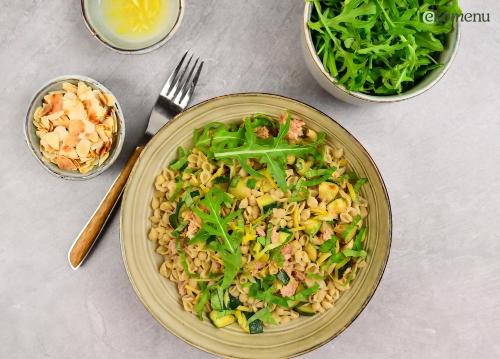Conchigliette met courgette, citroenzest