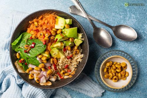 Lupine bowl met avocado 