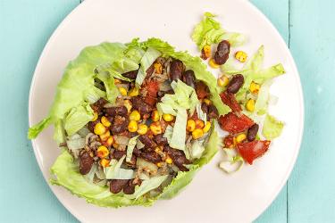 Slawraps met rundergehakt