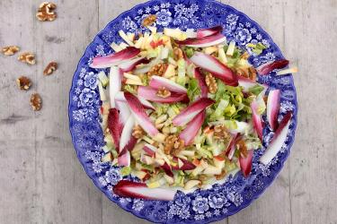 Radicchio salade met aardappels