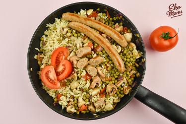 Orzo met runderchipolata