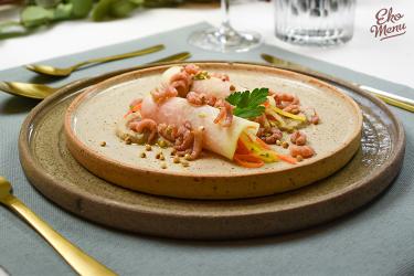 Kerstpakketjes van koolrabi 