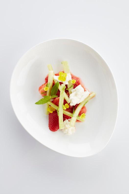 Krokante komkommerpijltjes