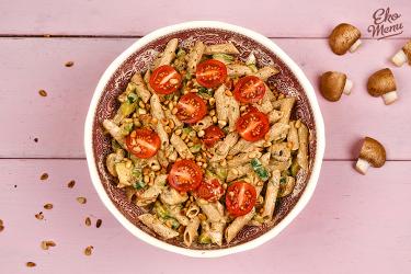 Pasta met champignonroomsaus