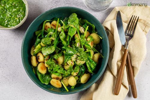 Groene gnocchi