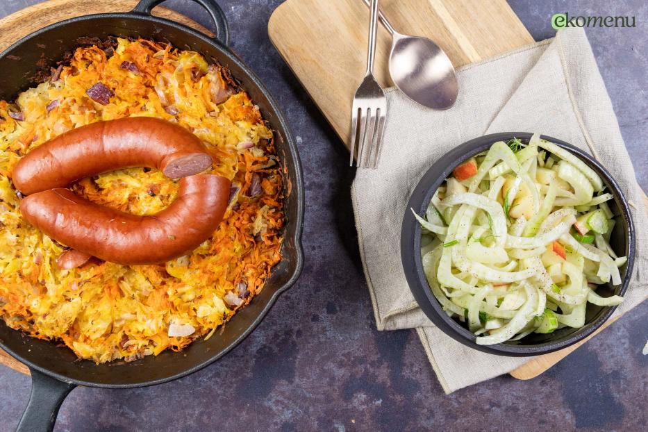 Rösti met zuurkool