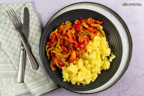 Zachte zuurkool met shoarma