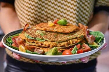 Gekleurde pannenkoeken