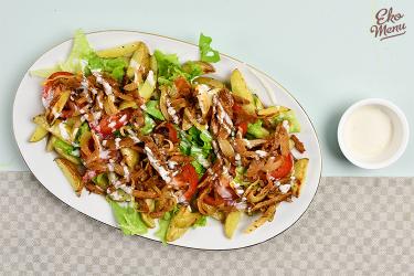 Kapsalon met vegan kebab