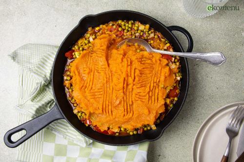 Shepherd’s pie met zoete aardappelpuree