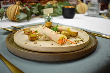 Kerstpakketjes van koolrabi 