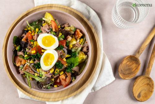 Salade Niçoise met tonijn en krieltjes