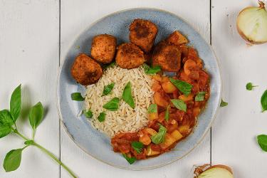 Zoete aardappel falafelballetjes