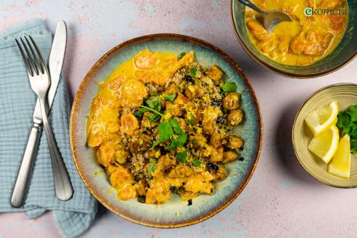 Warme quinoasalade met crispy zeewier