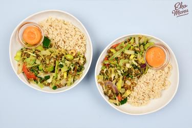 Supermakkelijke Aziatische roerbakschotel 