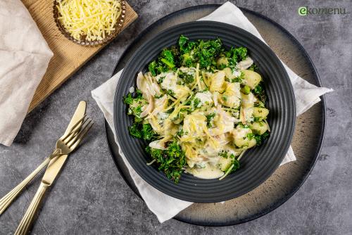 Winterse gnocchi met gewokte boerenkool