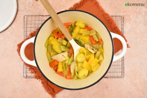 Blanquette van seizoensgroenten