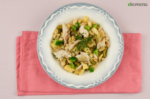 Pastinaak-bonenstoof met gerookte haringkoninkje