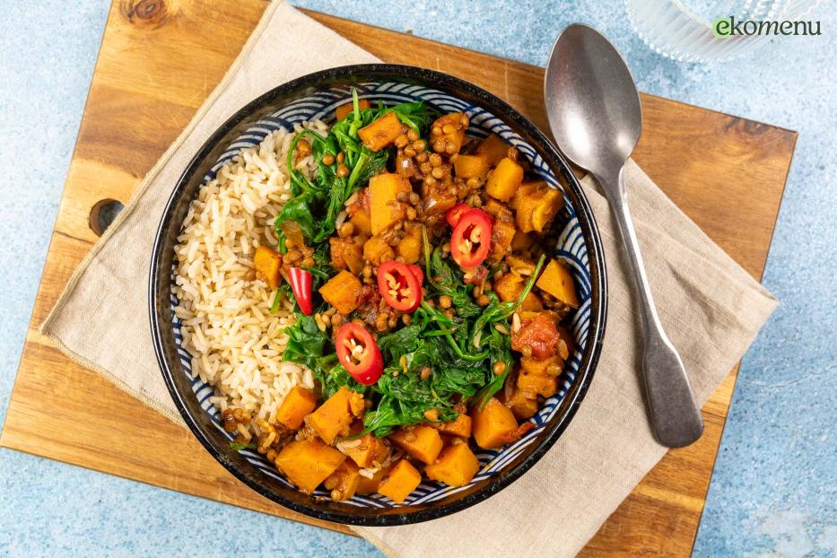 Kruidige glutenvrije dahl palak