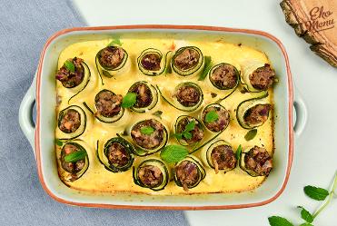 Courgetterolletjes met kapucijnervulling