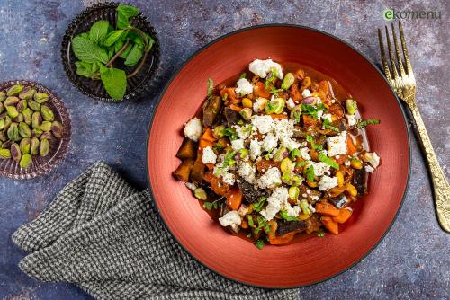 Marokkaanse tajine met pistachenoten en munt