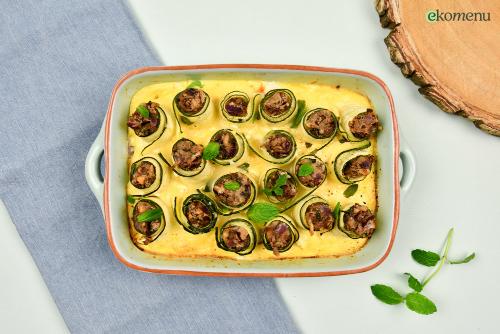 Courgetterolletjes met kapucijnervulling