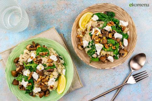 Risotto met geitenkaas