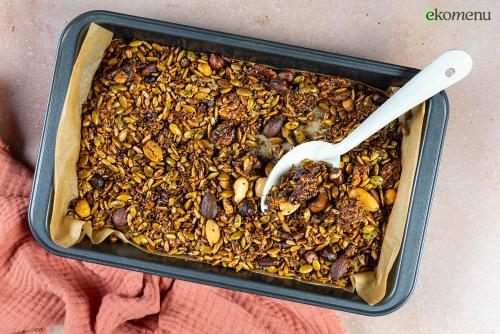 Koolhydraatarme kokosgranola