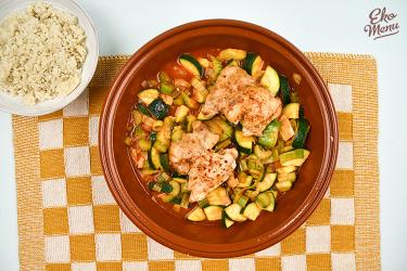 Kippendijen met fonio