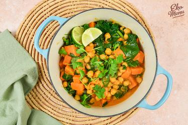 One pot curry van zoete aardappel