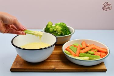 Allgäuer Kaasfondue met groenten