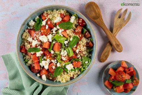 Bulgursalade met watermeloen