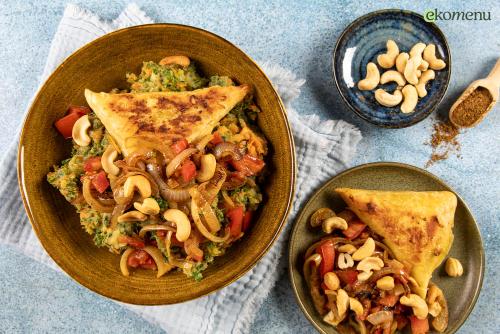 Stamppot masala met Piri Piri uien