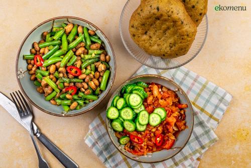 Bara met tomatenchutney