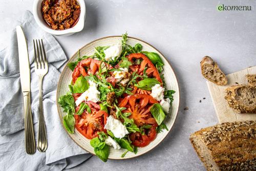 Carpaccio van coeur de boeuf tomaten