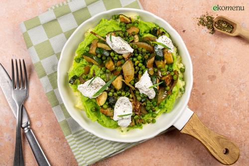 Green goddess puree (mashed potatoes)