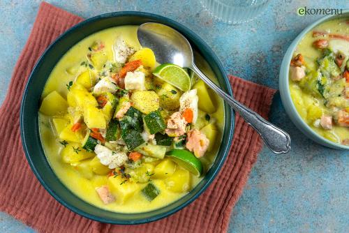 Waterzooi met gemengde vis