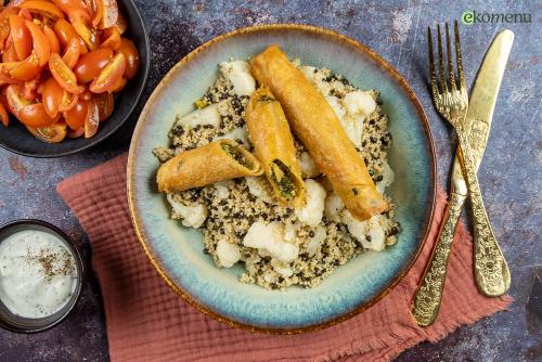 Borek met za'atar-yoghurt