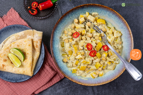 Kokosdroom met roti