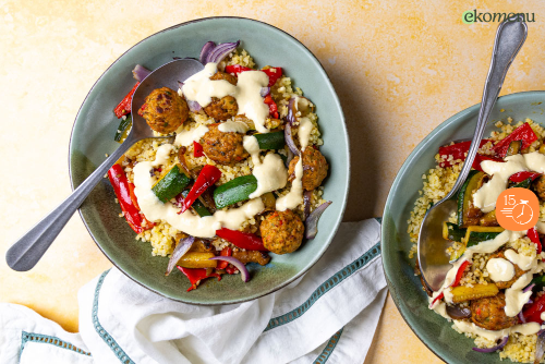 Bulgur met gegrilde groenten