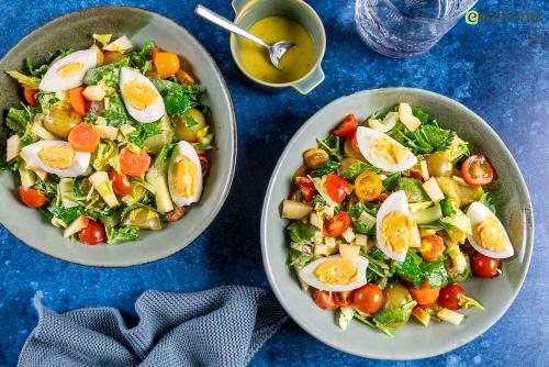 Aardappelsalade met raapstelen