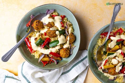 Bulgur met gegrilde groenten