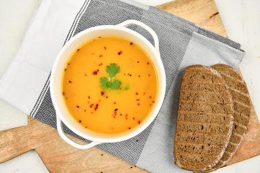 Pittige pompoensoep