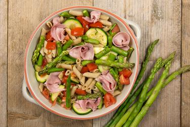 Pasta met groene asperges